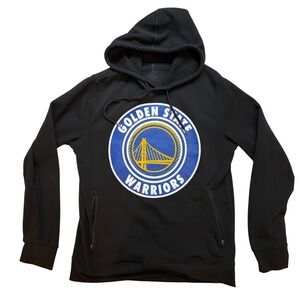 Golden State Warriors Black Hoodie Fleece Lined NBA Basketball Men's Medium